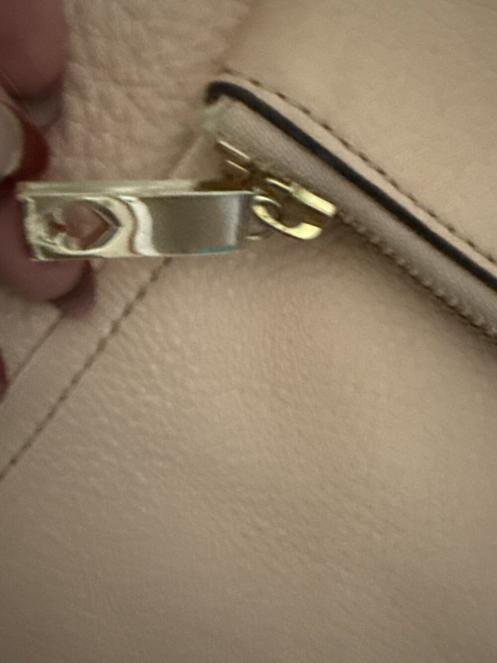 Kate Spade Jackson Street Medium Flap Shoulder Bag Pale Peach Pink? - Picture 7 of 14